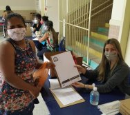 ENTREGA DOS KIT NTV - ESCOLA ANTÔNIO VIEIRA DE REZENDE - CENTRAL CARAPINA - SERRA/ES.